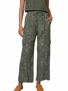 Splendid Versailles Floral Pleated Cargo Pants - XS